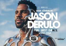 Jason Derulo koncertet ad 2026 júniusában a Budapest Parkban