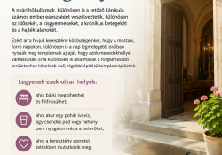 Nyissuk meg templomainkat a hőség idején!