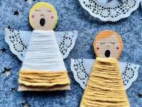 Készítsetek karácsonyi angyalokat!