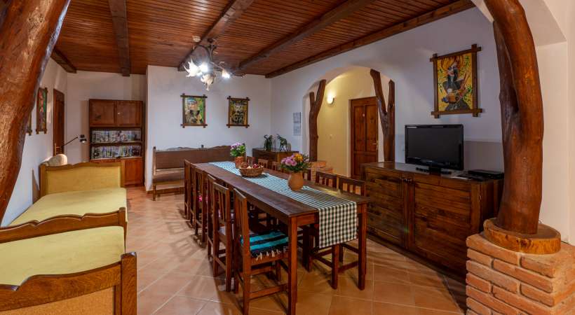 Az Annafürdői Vendégház ebédlő