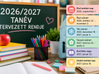 Itt a 2026/2027-es tanév tervezett rendje – ezekre a dátumokra érdemes figyelni! Itt a 2026/2027-es tanév tervezett rendje – ezekre a dátumokra érdemes figyelni!